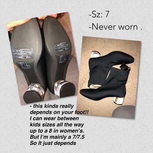 Size 7 black boots